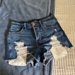 Hollister High Rise Denim Shorts